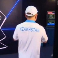 Вот  с такой надписью выступали наши спортсмены