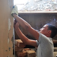 Сейчас готов только фасад здания