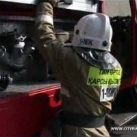 Горит музыкальный колледж: учения пожарных Шымкента