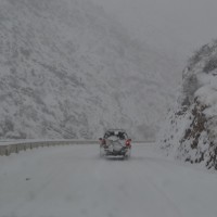 Боомское ущелье. Плохая видимость, мало знаков. Ползем аккуратно.