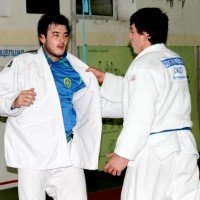 Ислам Атаметов и Магамед Дугачиев на тренировках
