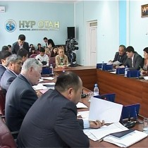 В областном филиале народно-демократической партии «Нур Отан» прошло расширенное заседание