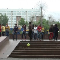 Флешмоб в честь дня любви по казахстанскому календарю