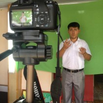 Перевод на язык жестов с аудиозаписи волонтера Мухаметзяновой Альфии