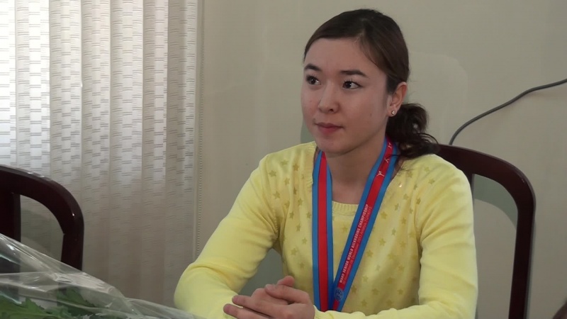 Нуржанай Елубаева, бронзовый призер чемпионата мира по кикбоксингу