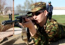 На полигоне «Актас» проходят соревнования среди военнослужащих Казахстана