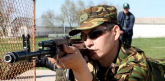 На полигоне «Актас» проходят соревнования среди военнослужащих Казахстана