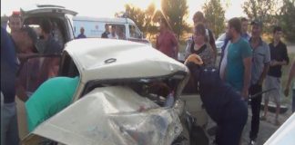 Жуткое ДТП произошло в поселке Акбулак в ЮКО