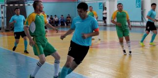 Команда ДКНБ по ЮКО заняла первое место в мини-футболе