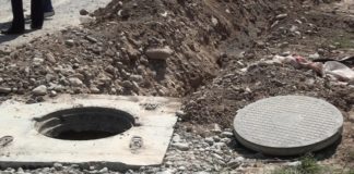 В двух микрорайонах Шымкента появилась канализация