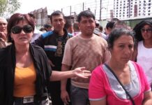 У ворот исправительной колонии в Шымкенте разгорелась ссора