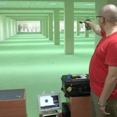 Тестирование оборудования для стрельбы в новом тире Шымкента