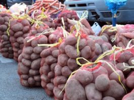 Килограмм картошки на базаре продают по 170 тенге