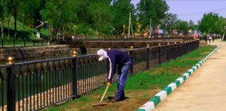 Новая зона отдыха на реке Кошкарате появилась в Шымкенте Над возведением сквера трудились 250 рабочих