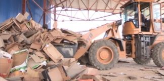 На заводе по переработке мусора прошел пробный запуск завод по переработке мусора провел пробный запуск