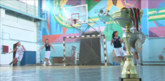 Шымкентские спортсменки завоевали престижные награды Кубок международного турнира по баскетболу в Шымкенте