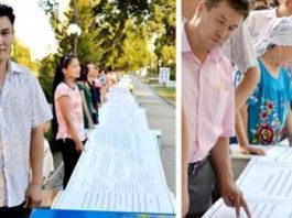 Молодой учитель истории Турар Омаров из Кентау, создал, пожалуй, самый большой в РК экземпляр конституции