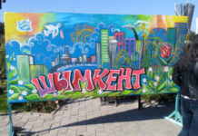 Шымкент подал заявку в ЮНЕСКО для подтверждения своего 2200-летия Молодые активисты представили граффити с изображением достопримечательностей Шымкента