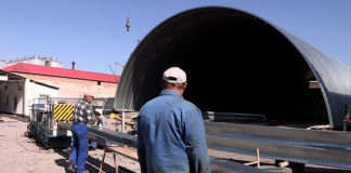 Технологию бескаркасного строительства осваивают в Шымкенте