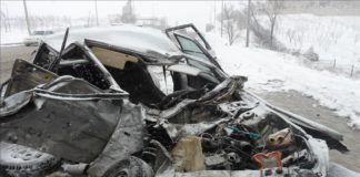 В Шымкенте столкнулись пассажирский автобус и ВАЗ