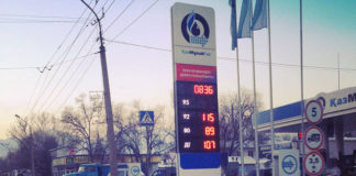 Цены на заправках Шымкента радуют водителей