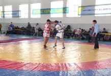 Борцы сражаются за путевки на чемпионат страны Борцы сражаются за путевки на Чемпионат страны