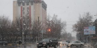 Зима в Шымкент вернулась ненадолго Зима в Шымкент вернулась ненадолго