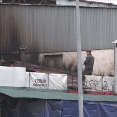 Минувшей ночью в Шымкенте сгорели столовая и крупный универмаг