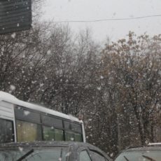 В Шымкенте опять наступила зима …очень короткая