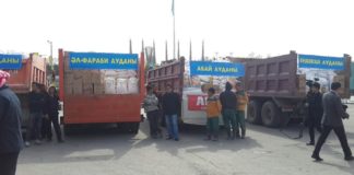 В Шымкенте 1000 нуждающихся семей получили продуктовую помощь В Шымкенте 1000 семей получили продукты