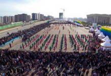 Как Шымкент праздновал Наурыз Шымкент празднует Наурыз в новом административном центре