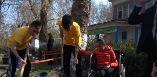 Акция «Мое дерево растет со мной» прошла в одной из школ Шымкента