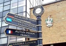 Где-то в Англии стоит указатель до Шымкента