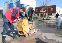 В Шымкенте произошел порыв на крупном магистральном водопроводе В Шымкенте произошел порыв на крупном магистральном водопроводе