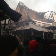 В Туркестане начали восстанавливать сгоревший рынок В Туркестане полностью сгорел центральный рынок