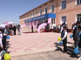 Ученики села Караой в ЮКО получили новую школу