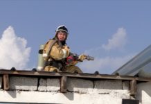 В Шымкенте проходят учения противопожарных служб Учения пожарных