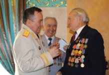 Полицейские ЮКО чествовали ветеранов войны и тыла Полицейские ЮКО чевствовали ветеранов войны и тыла