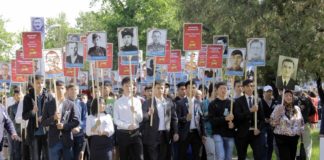 В Шымкенте единым строем прошел «Бессмертный полк» Бессмертный полк. 9 мая. День Победы