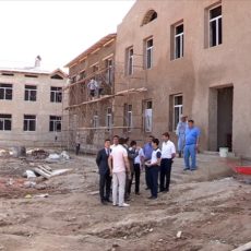 В Каратауском районе Шымкента ведется строительство сразу двух социальных объектов