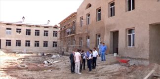 В Каратауском районе Шымкента ведется строительство сразу двух социальных объектов