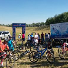 В Шымкенте прошла первая велогонка кросс-кантри