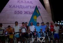 550 километров за два дня проехали шымкентские велосипедисты 550 километров за два дня проехали шымкентские велосипедисты