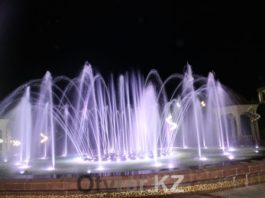 Поющий фонтан в Шымкенте