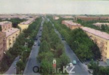 Как выглядел проспект Бауржана Момышулы в Шымкенте 40 лет назад Улица Космонавтов (1977 год)