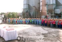 АО «Шымкентцемент»: миллион человекочасов без травм (PR) На предприятии отметили миллион человекочасов без несчастных случаев на проекте модернизации завода АО «Шымкентцемент»