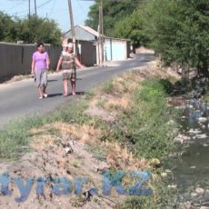 Жителям одной из улиц Шымкента грозит экологическая беда Жителям одной из улиц Шымкента грозит экологическая беда