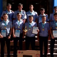 Полицейские ДВД ЮКО с победой вернулись с республиканского чемпионата по волейболу