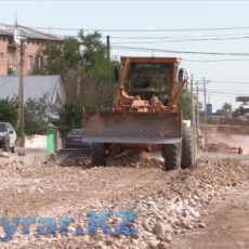 К концу года будут расширены дороги сразу на нескольких улицах Шымкента
