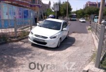 Недавно построенные правые съезды в Шымкенте уже ремонтируются